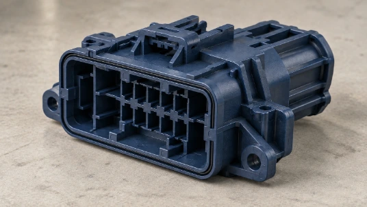 Boîtier technique à connecteurs en plastique injecté